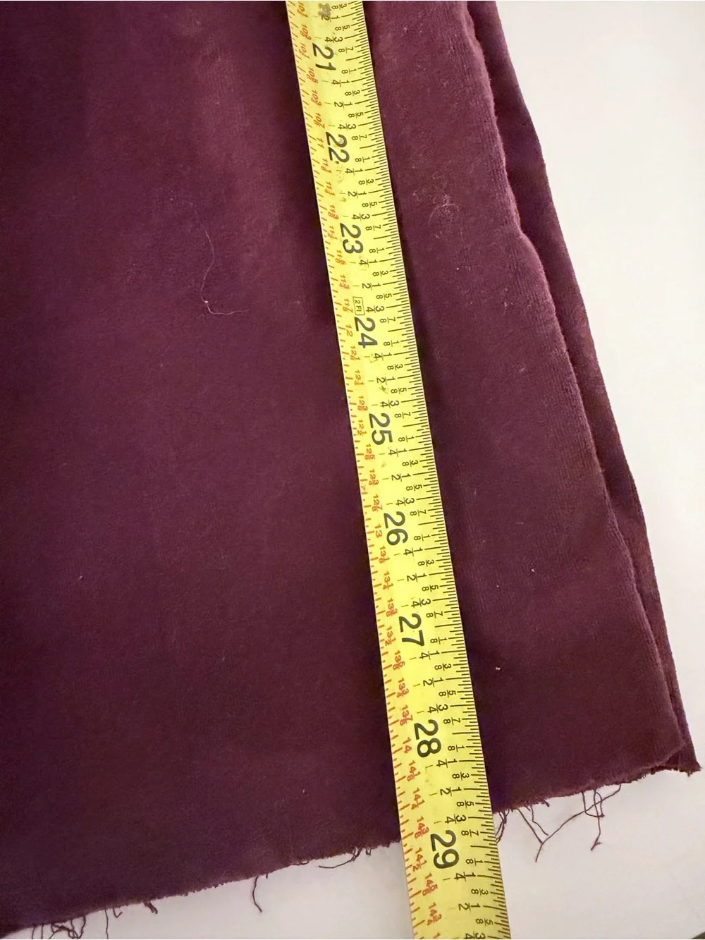 KUT from the kloth meg fab ab wide leg burgundy corduroy pants wide leg 6 - Picture 3 of 3